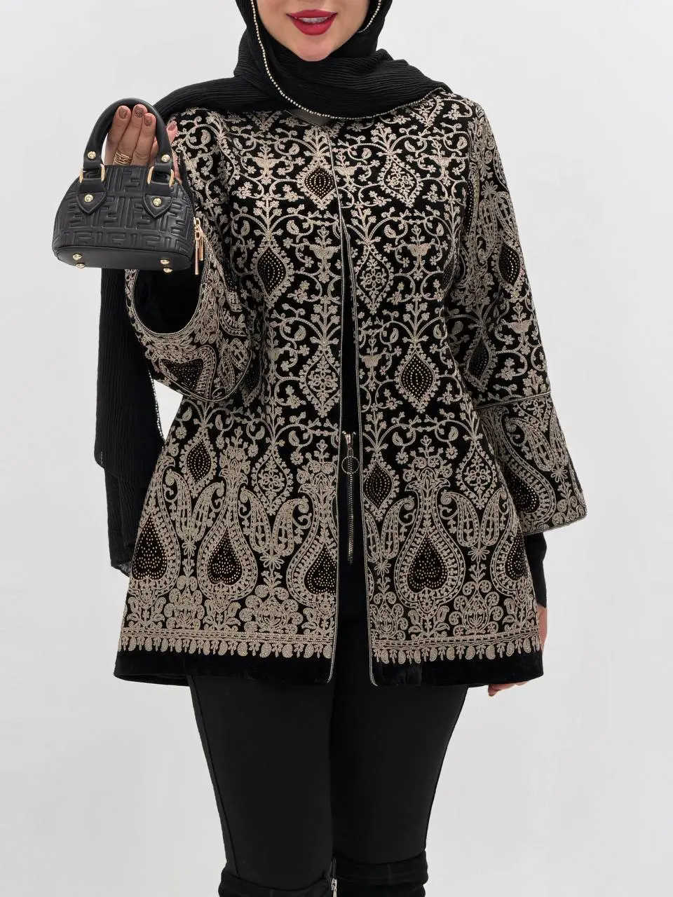 3842-کت سوزن دوزی ماه دخت